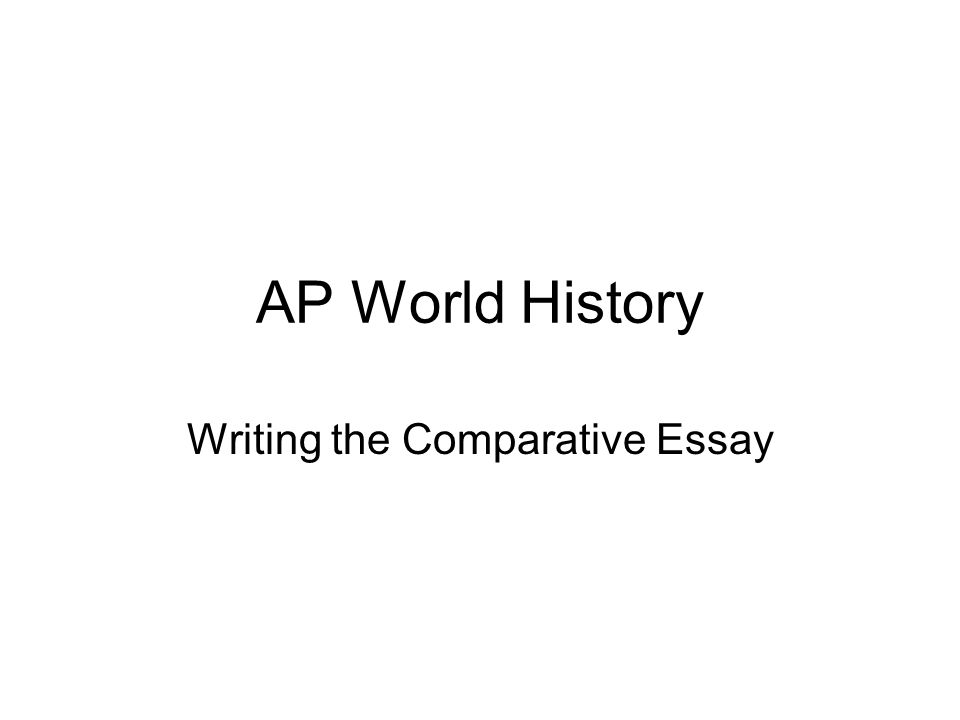 AP World History DBQ Rubric