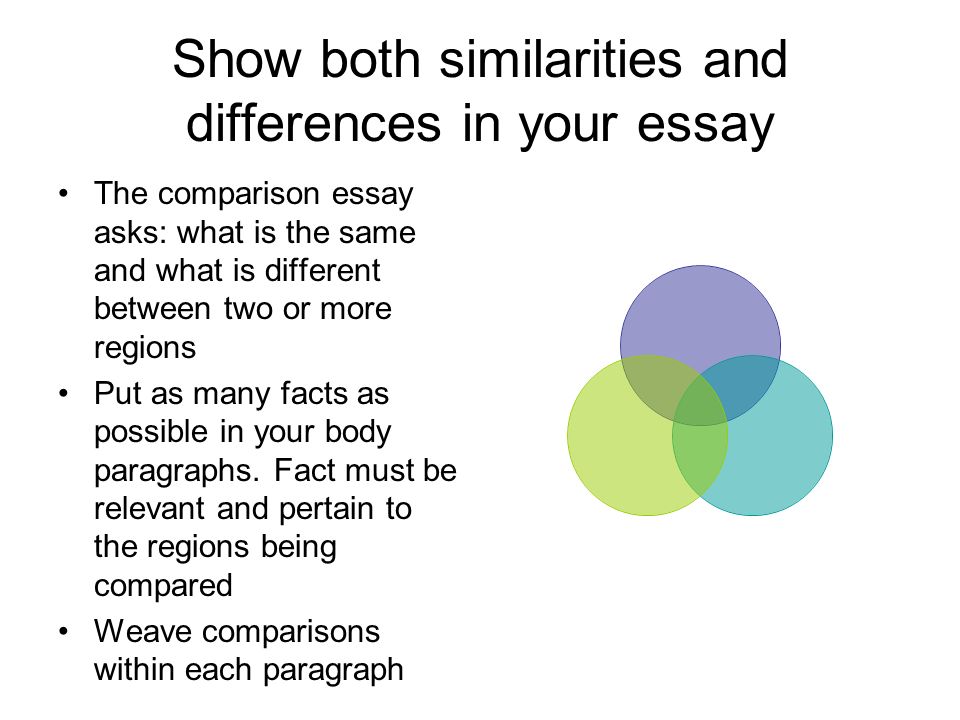 Comparison Essay Between Two Cities