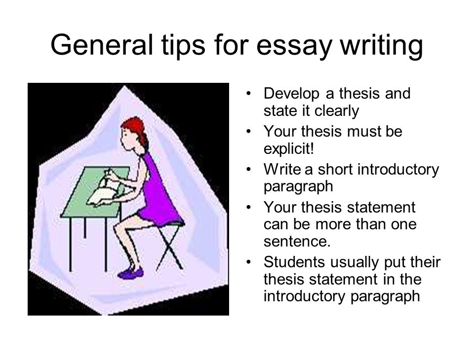 Examples of a thesis statement for a comparison essay