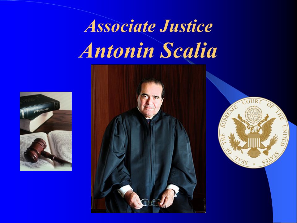Associate Justice Antonin Scalia