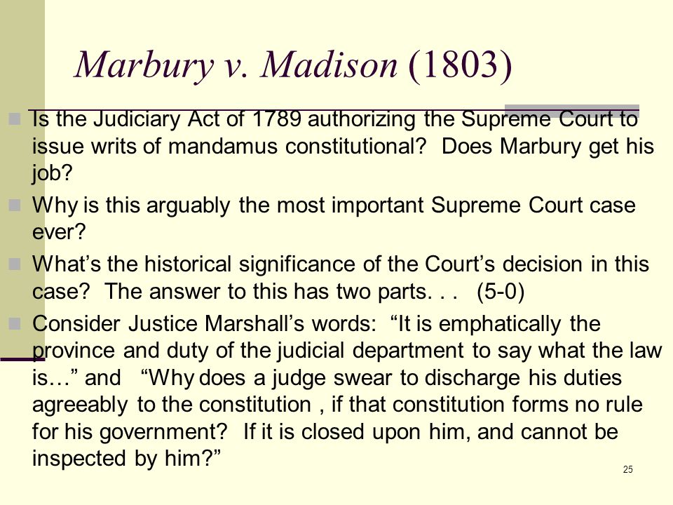 marbury vs madison essay marbury vs madison essay