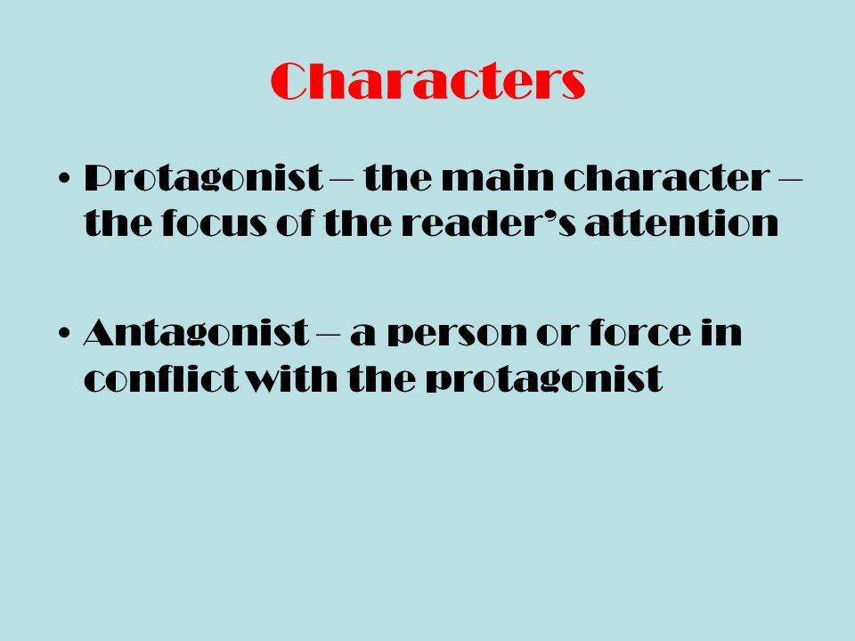 Indirect Characterization The reader does the work.