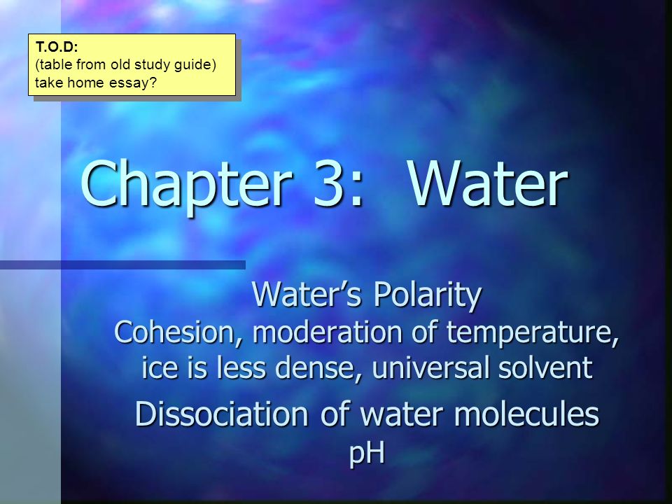 ap biology the properties of water essay ap biology the properties of water essay
