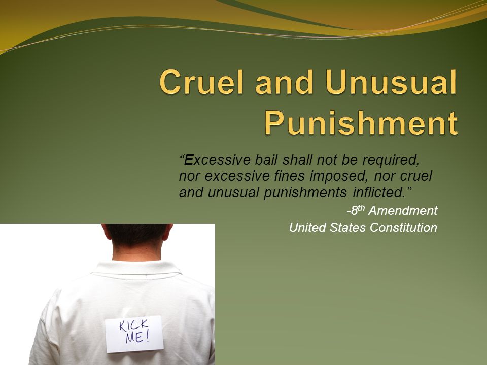 is capital punishment unconstitutional essay is capital punishment unconstitutional essay