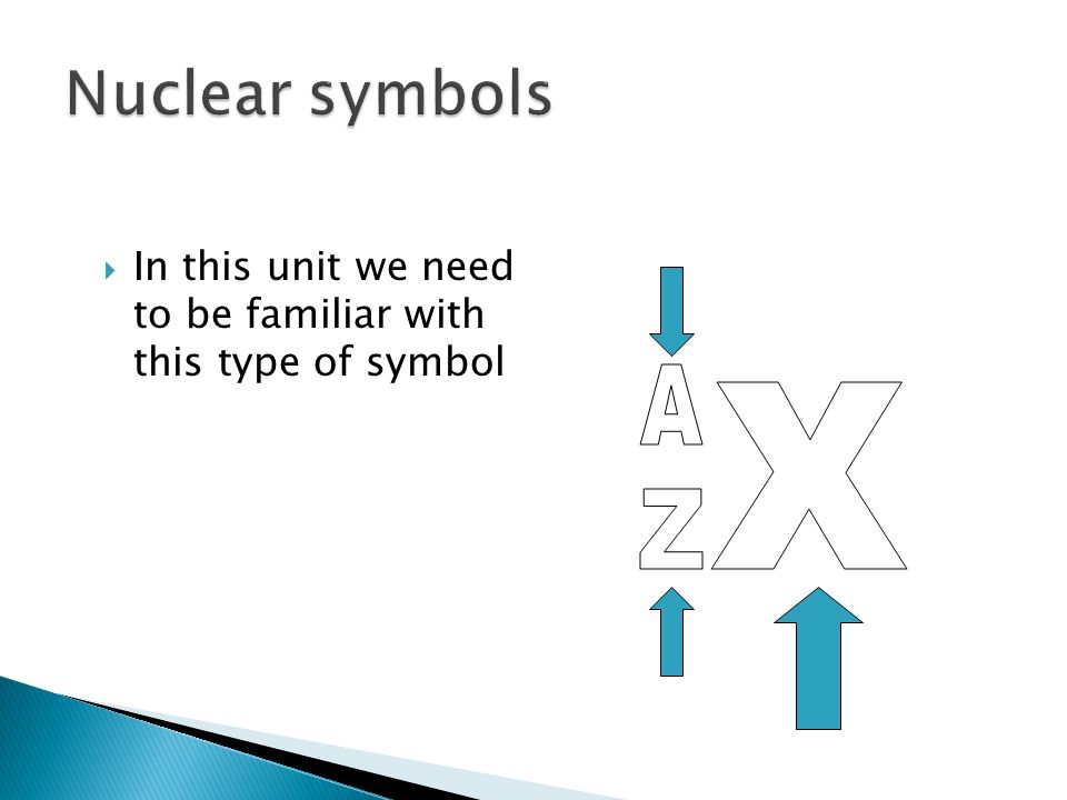In this unit we need to be familiar with this type of symbol