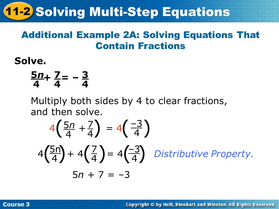 Solving Word Problems With Fractions