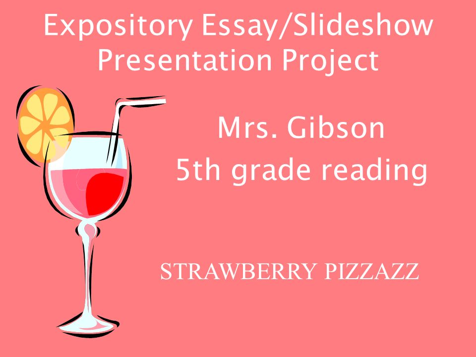 Expository essay powerpoint presentation