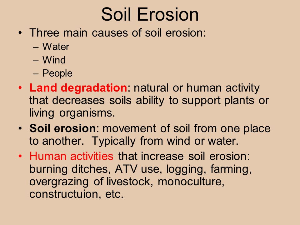 Essay On Soil Erosion