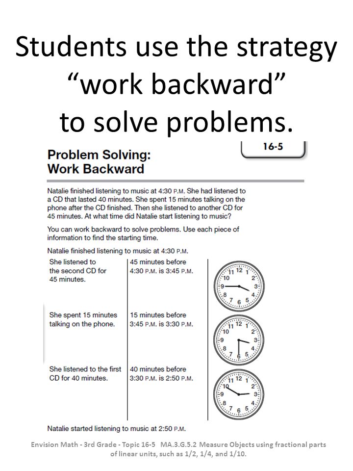 Solving Work Related Problems
