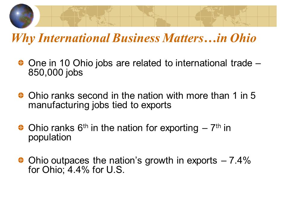 international business jobs