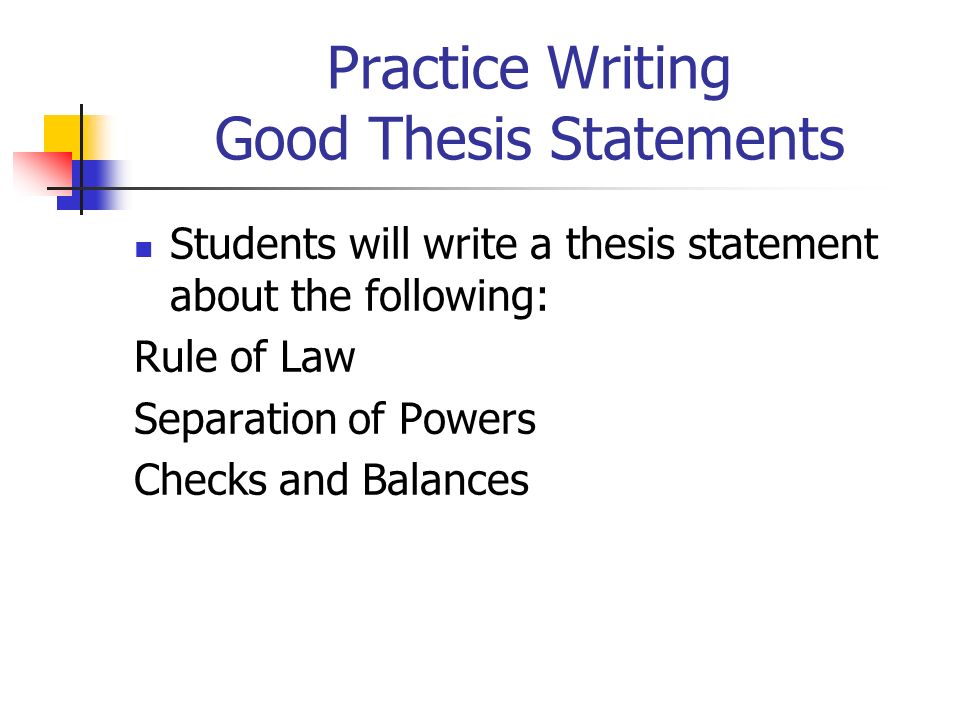 thesis writing exercise thesis writing exercise