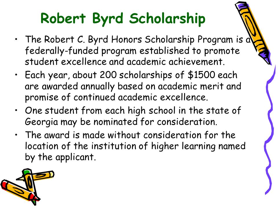 Byrd Honors Scholarship Program