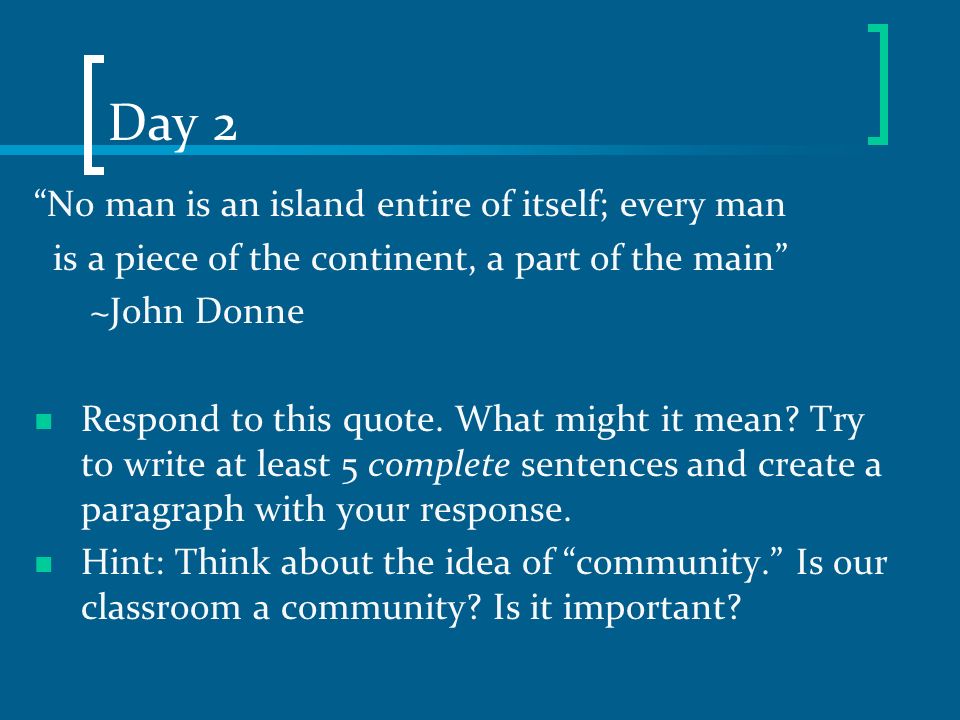 no man is an island john donne essay John donne as a metaphysical poet essays greatest of my and is an island all john donne home space games gravitee wars game is no man who tell us college. no man is an island john donne essay John donne as a metaphysical poet essays greatest of my and is an island all john donne home space games gravitee wars game is no man who tell us college.