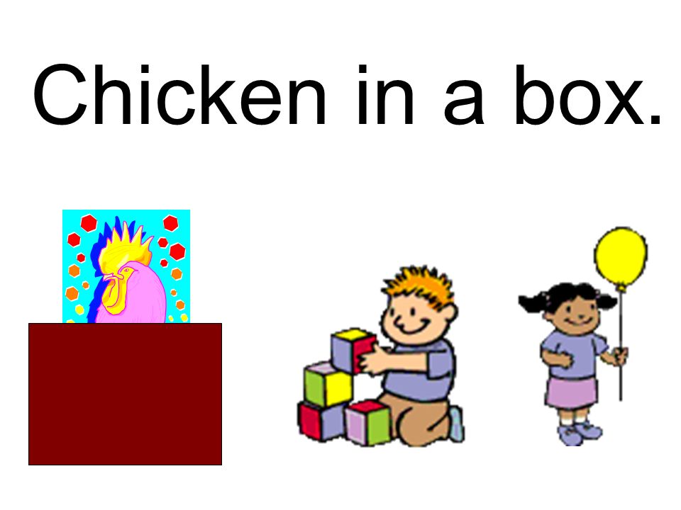 Chicken in a box.