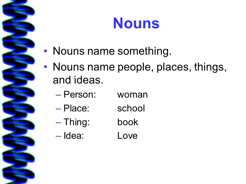 Nouns Sharing Stories Lesson 1