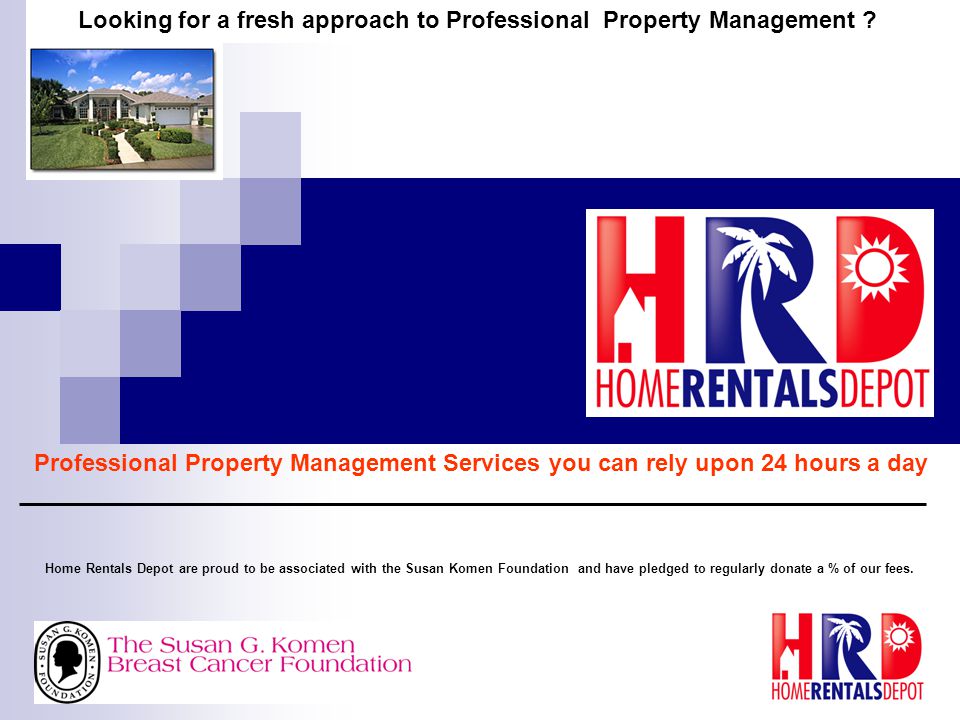 Looking for a fresh approach to Professional Property Management .