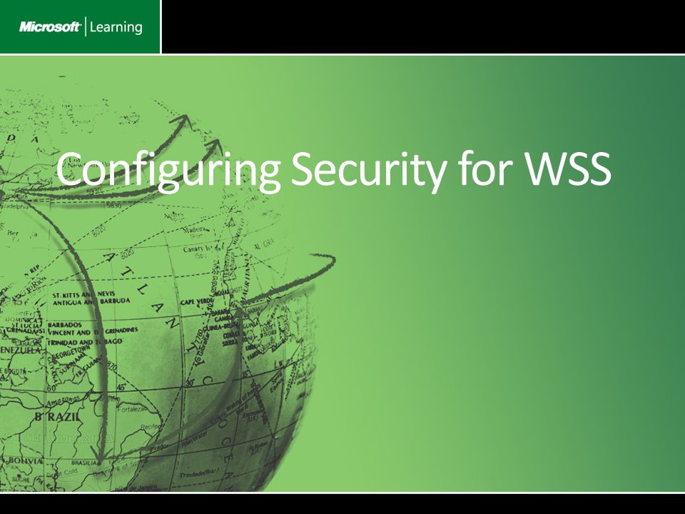 Configuring Security for WSS