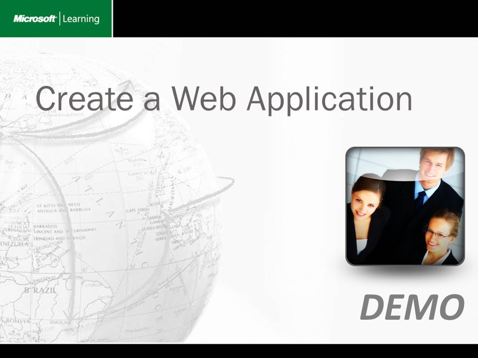 DEMO Create a Web Application