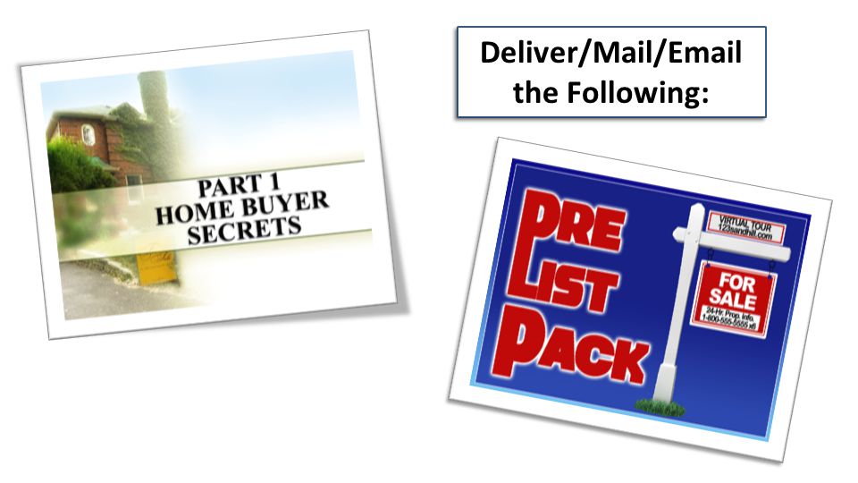 Deliver/Mail/ the Following: Deliver/Mail/ the Following: