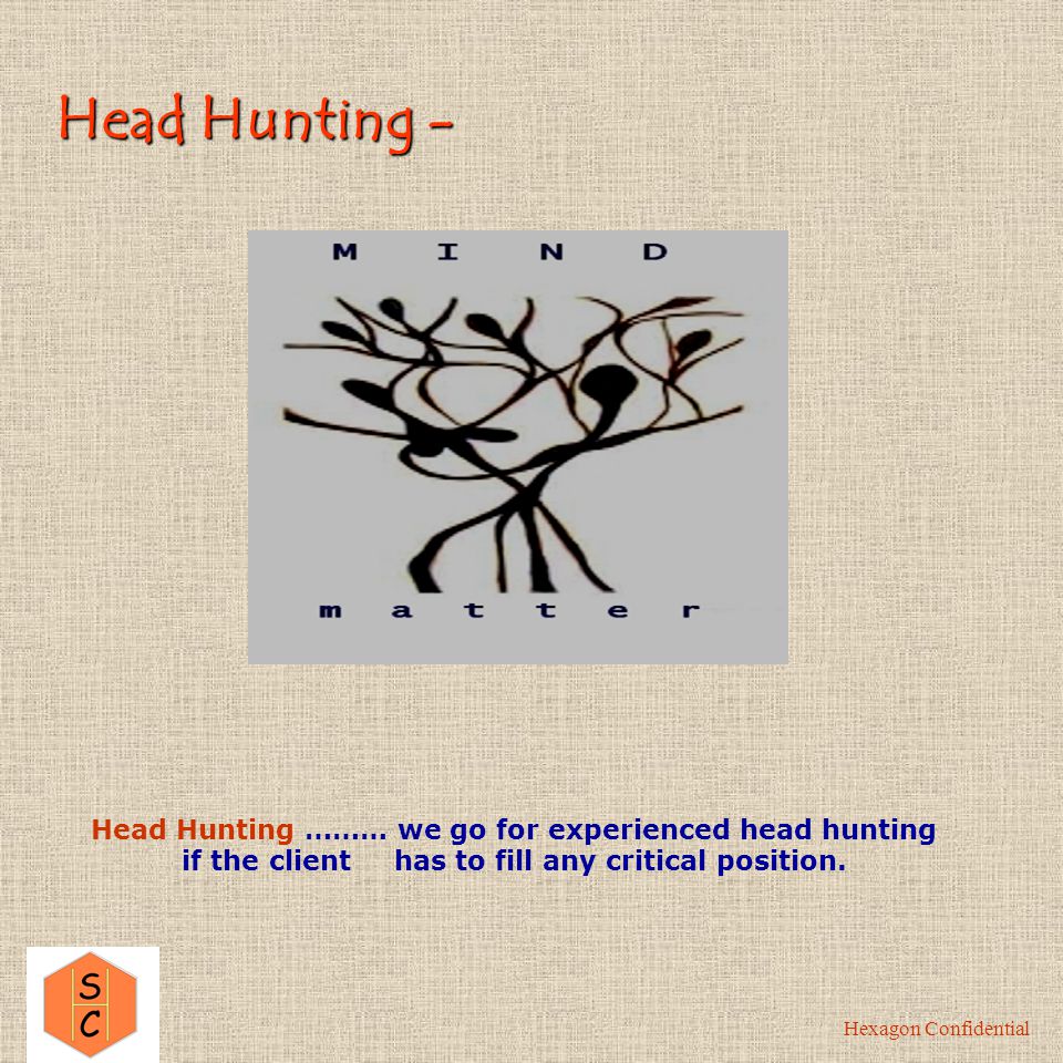 Our Expertise In Lateral Recruitment -  Scanning a huge database created by Head Hunting to find out the perfect fits.