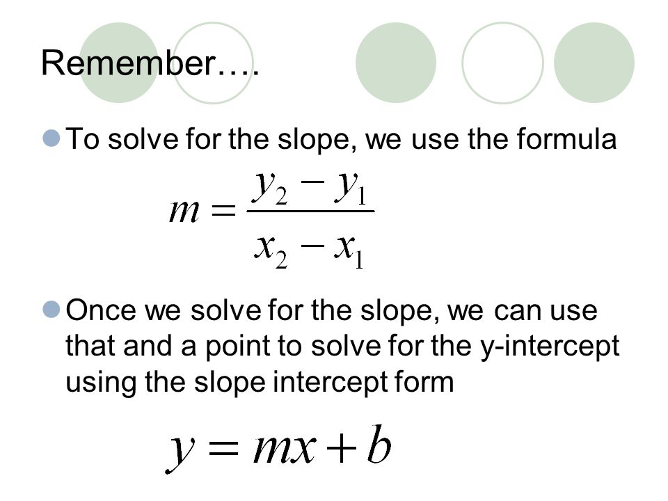 Graph Linear Equations How Do We In The How Do We Graph Linear Equations 3 Remember