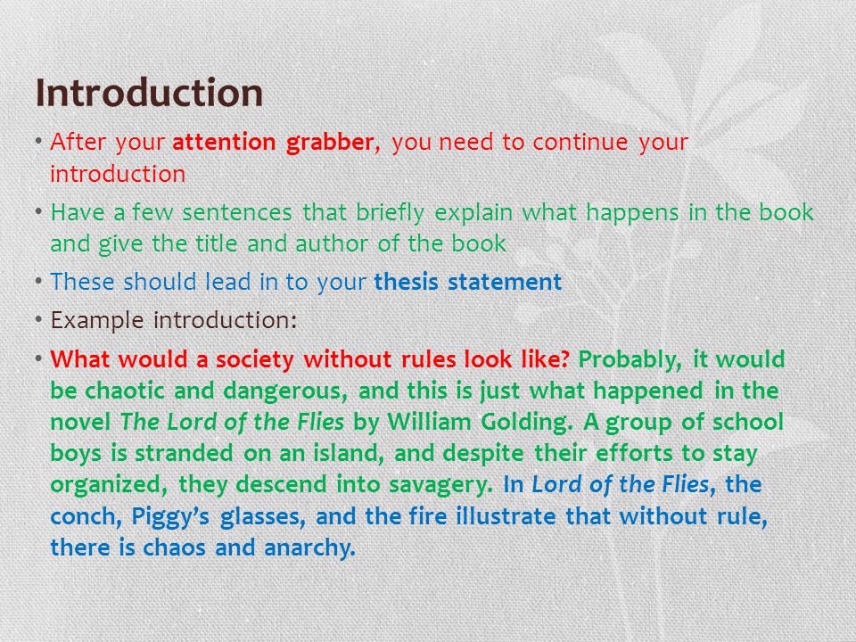thesis statements for lord of the flies on symbolism thesis statements for lord of the flies on symbolism