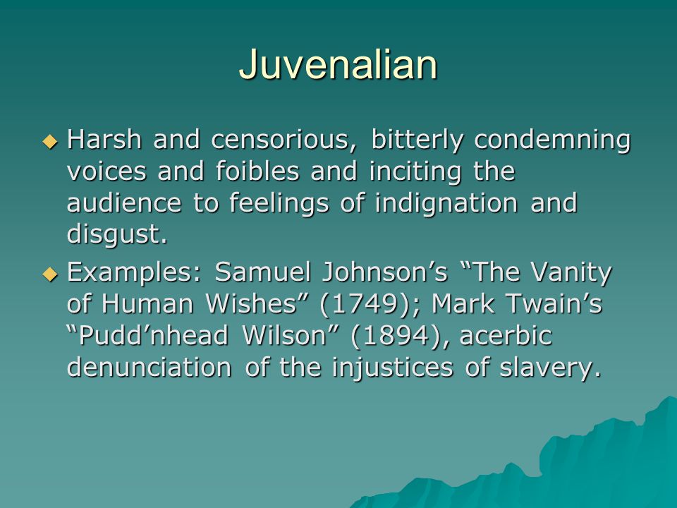 juvenalian satire example juvenalian satire example