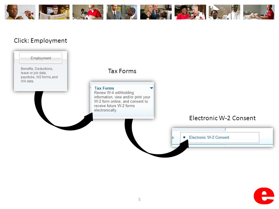 5 Click: Employment Tax Forms Electronic W-2 Consent
