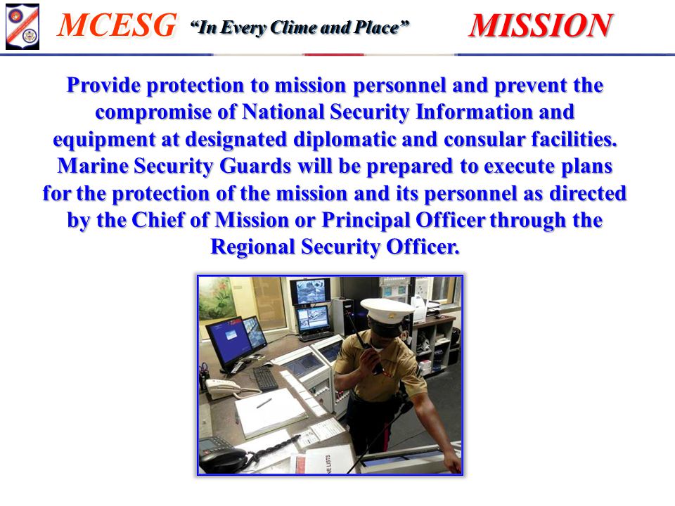marine corps embassy security group