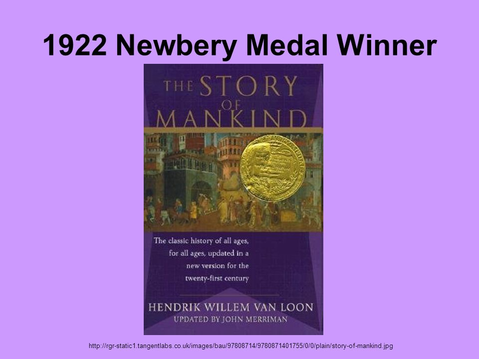 1922 Newbery Medal Winner