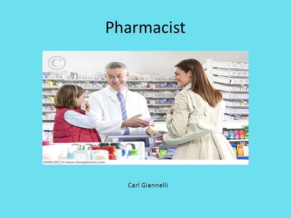 Pharmacist Carl Giannelli