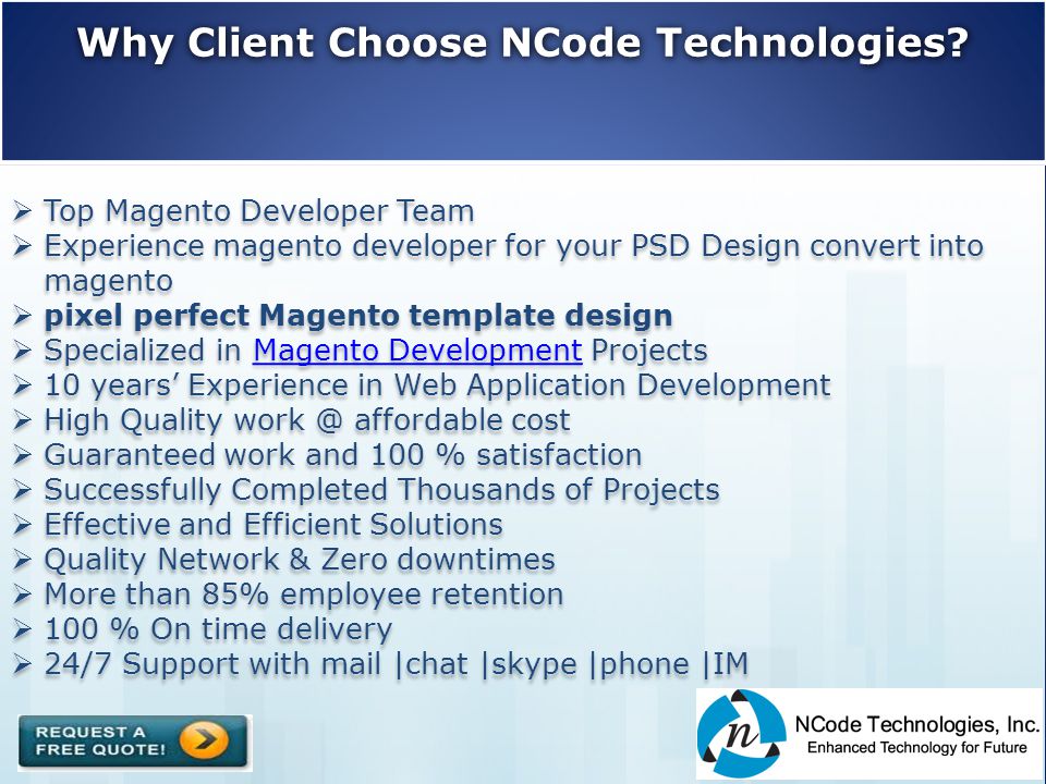 Why Client Choose NCode Technologies.