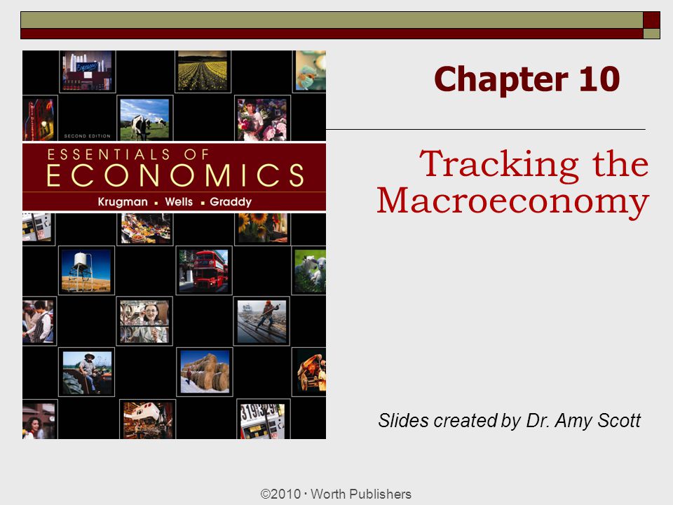 Chapter 10 ©2010  Worth Publishers Tracking the Macroeconomy Slides created by Dr. Amy Scott