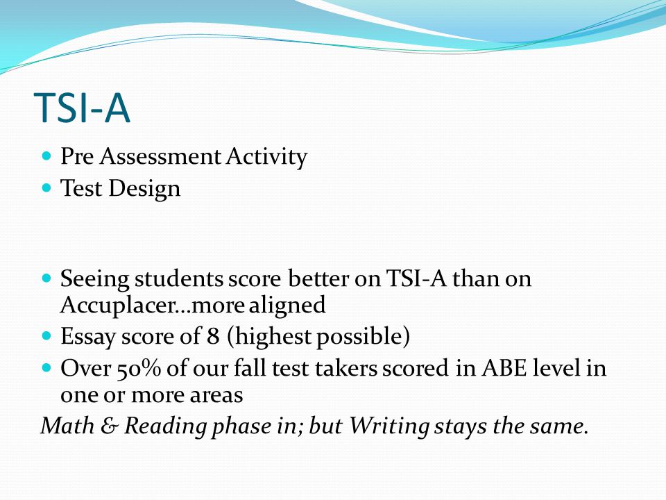 accuplacer essay score 8 accuplacer essay score 8