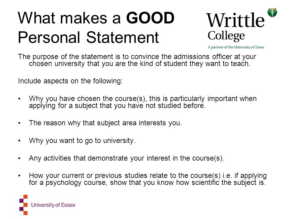 How to start a personal statement for ucas