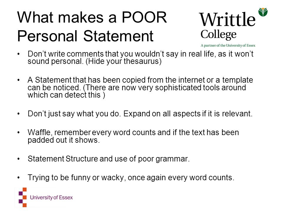 How to write a personal statement | Timewise Jobs