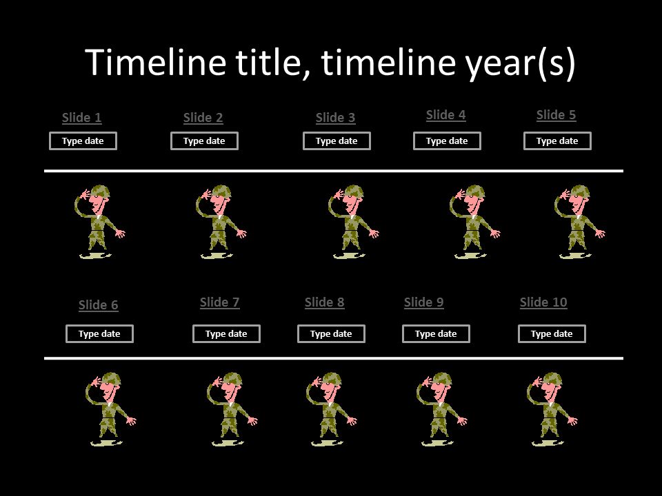 Timeline title, timeline year(s) Slide 1Slide 2Slide 3 Slide 4 Slide 7Slide 8Slide 9 Slide 6 Slide 5 Slide 10 Type date