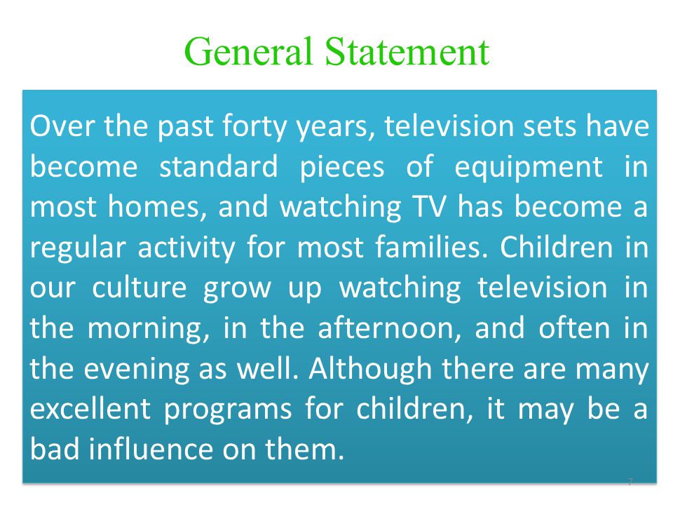 Essay on good and bad effects of watching tv