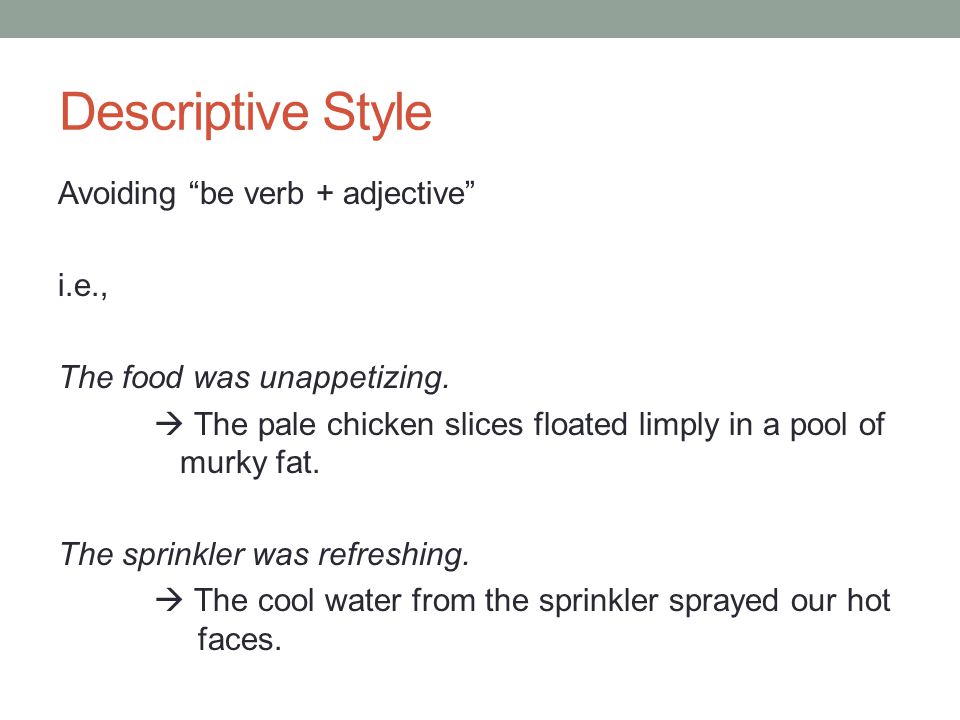 descriptive writing food Looking for some descriptive words for menu copy and instead concentrate on the food the challenge of writing menu copy for a restaurant and you. descriptive writing food Looking for some descriptive words for menu copy and instead concentrate on the food the challenge of writing menu copy for a restaurant and you.