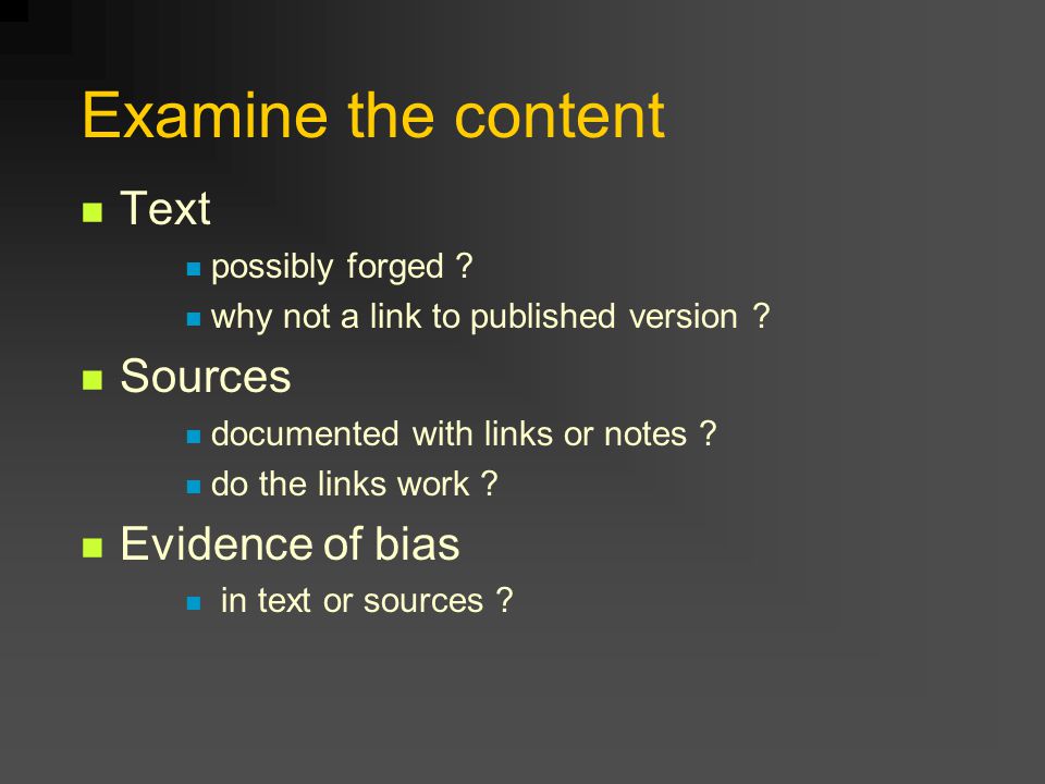 Examine the content Text possibly forged . why not a link to published version .