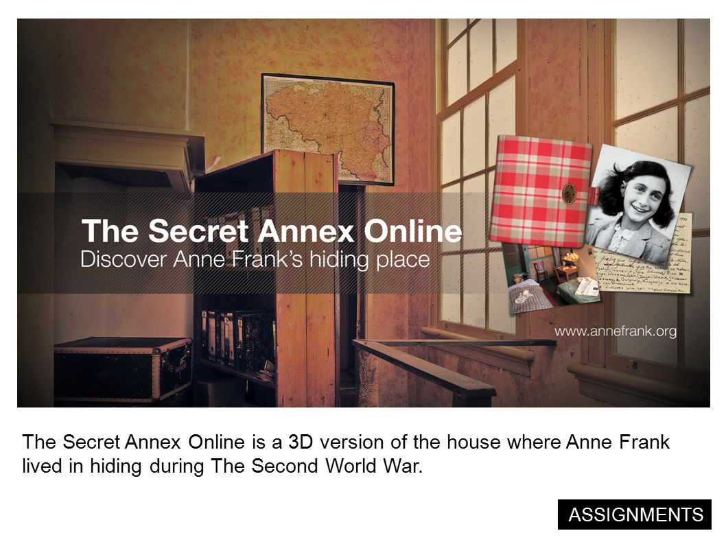 the secret annex online is a 3d version of the house where anne