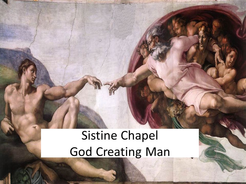 Sistine Chapel God Creating Man