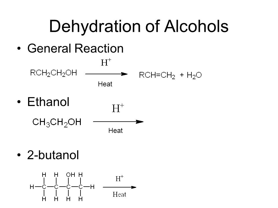 Image result for dehydration of alcohols