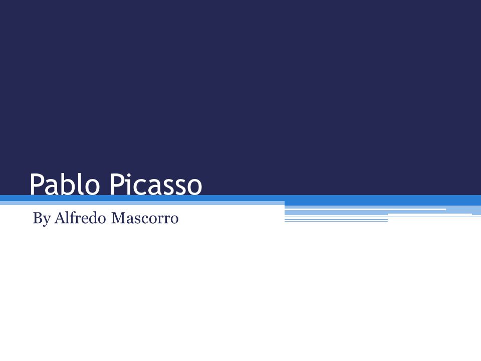 Pablo Picasso By Alfredo Mascorro