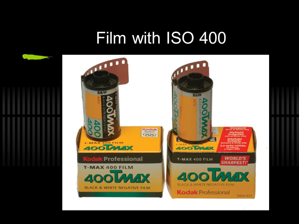 Film with ISO 400