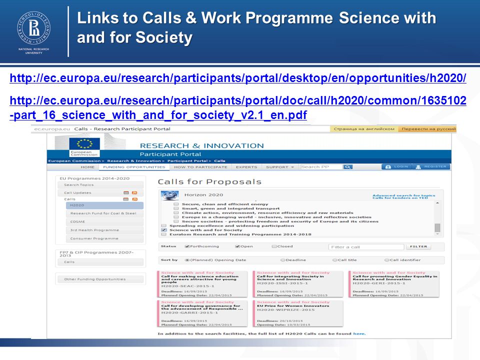 Links to Calls & Work Programme Science with and for Society     -part_16_science_with_and_for_society_v2.1_en.pdf