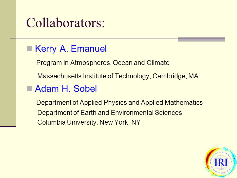 Collaborators: Kerry A.