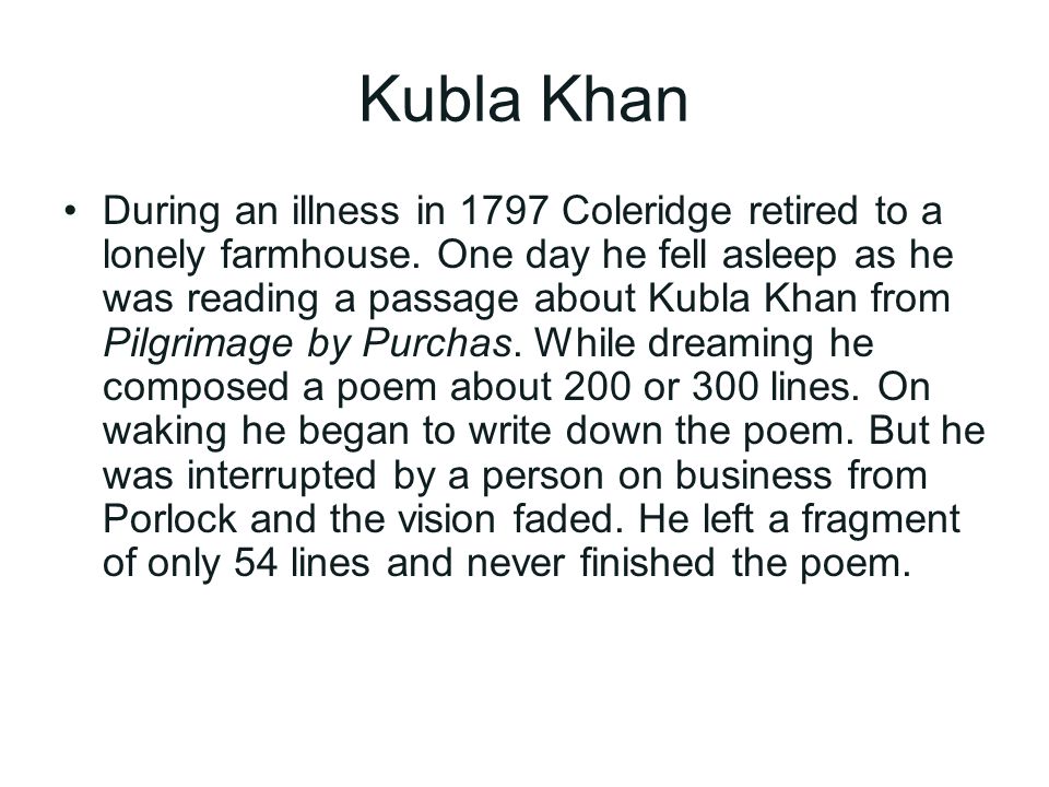 kubla khan essay questions kubla khan essay questions
