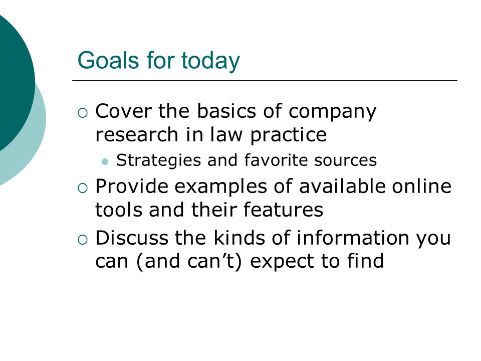 company research tools