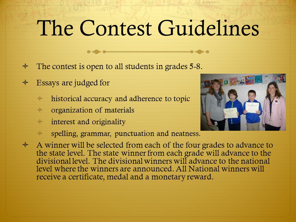 american essay contest The ed mendrzycki essay contest is a legal writing contest, open to only law students and young lawyers who are members of the american bar association, encouraging innovative and original research and writing on issues in lawyers’ professional liability. american essay contest The ed mendrzycki essay contest is a legal writing contest, open to only law students and young lawyers who are members of the american bar association, encouraging innovative and original research and writing on issues in lawyers’ professional liability.